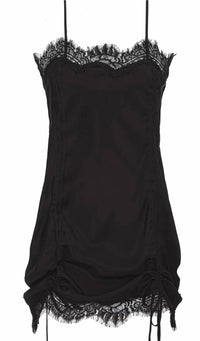 Gold Hawk - Rouched Coco Lace Silk Tunic