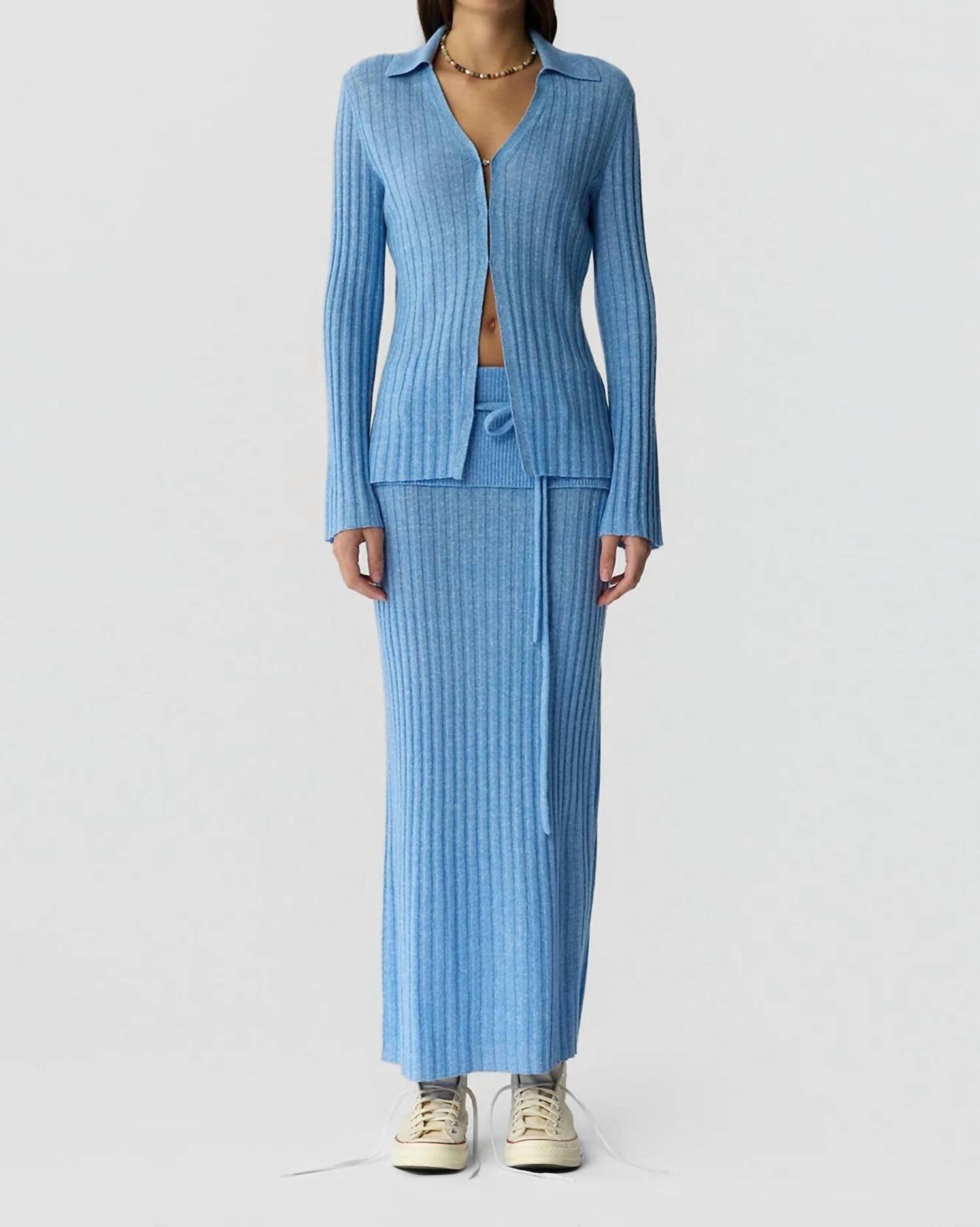 Guest In Residence - Breezy Ribbed Cardigan