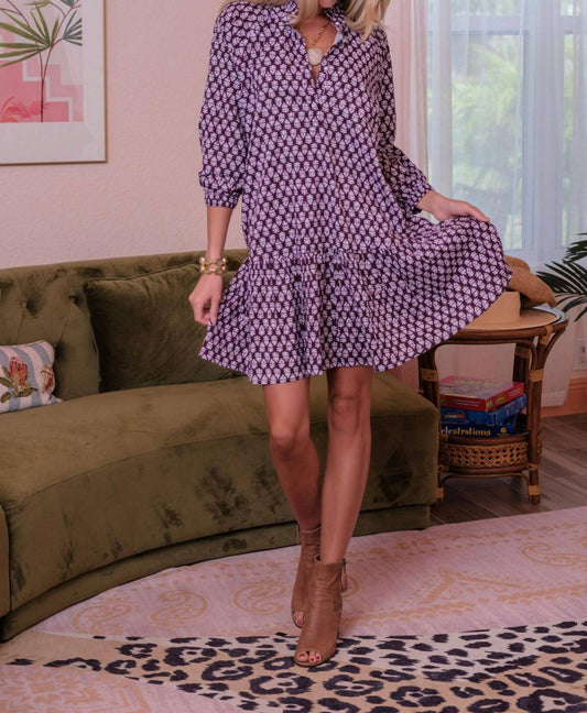 Just Darviny - Megan Button Front Mini Dress