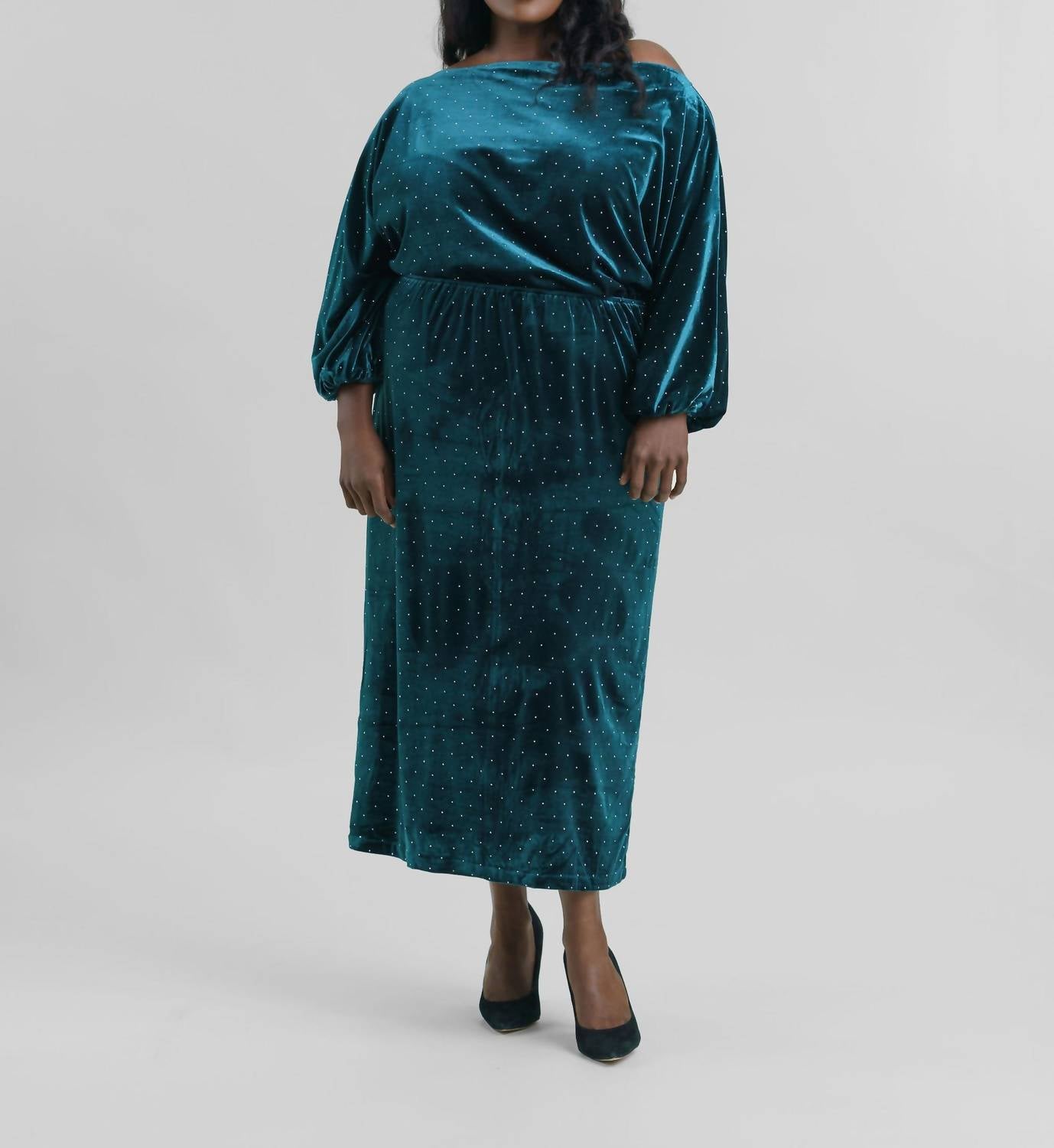 Never Fully Dressed - Velvet Tilly Midi Dress