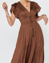 Current Air - Shania Pleated Midi Dress