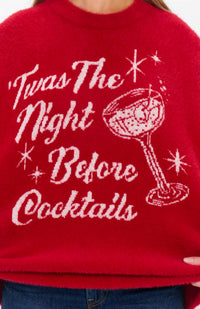 Show Me Your Mumu Classic Crewneck Sweater in twas the night knit 2 - women's sweater - alternate view