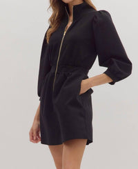 Entro - More Than Ready Zipper Dress