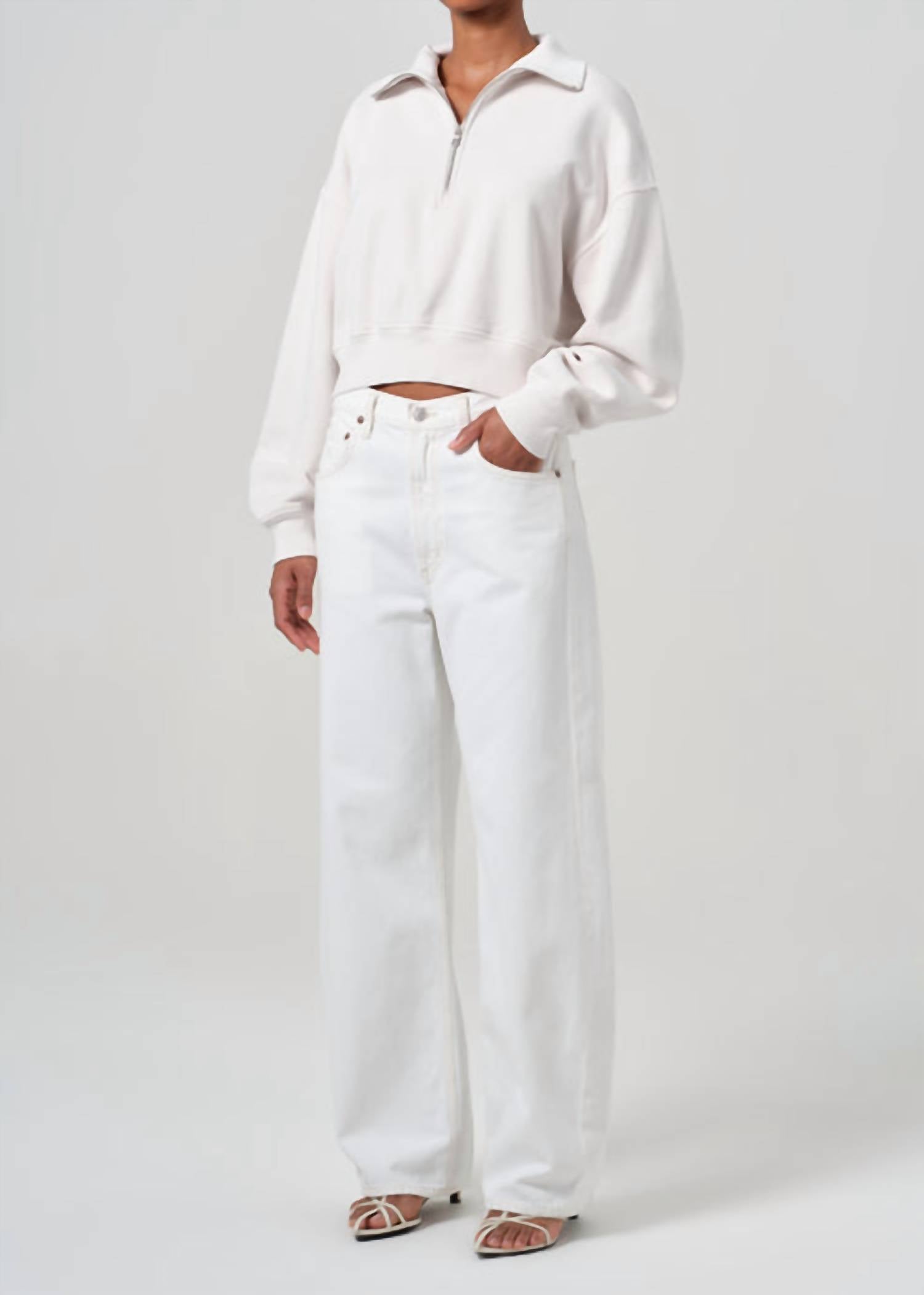 Agolde - Bethan Quarter Zip Sweater