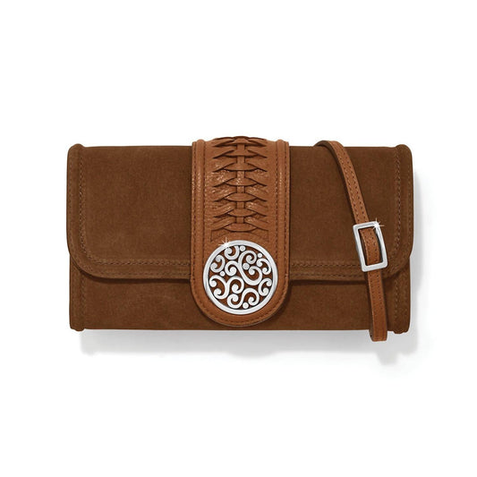 Brighton - Women's Contempo Cadiz Suede Large Wallet