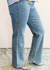Apricot - Valerie Rhinestone Jean
