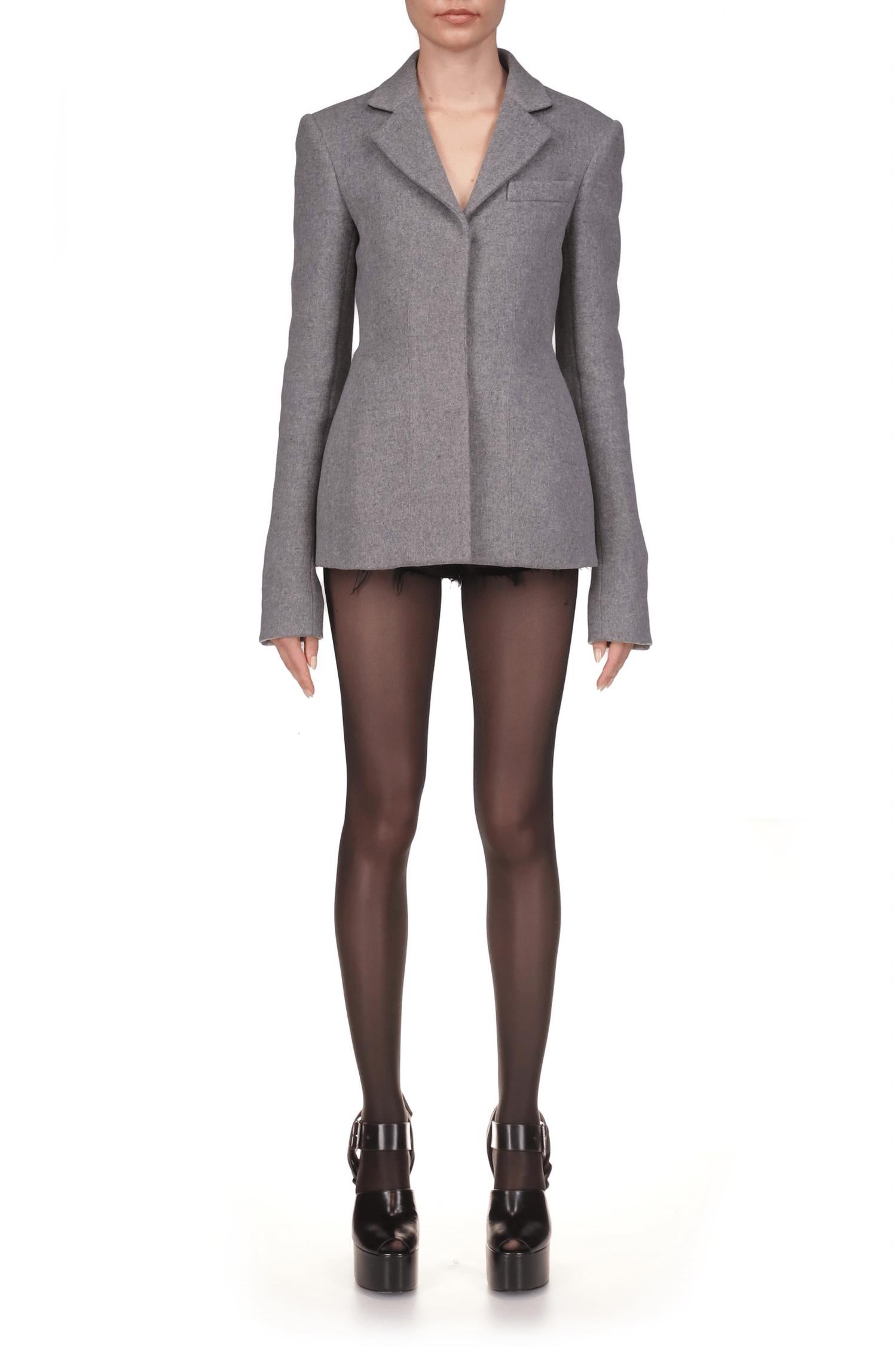 Marina Moscone - Waisted Basque Blazer Jacket