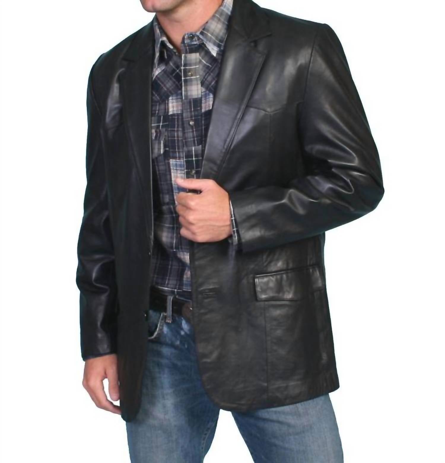 Scully - Men's Lambskin Leather Western Blazer