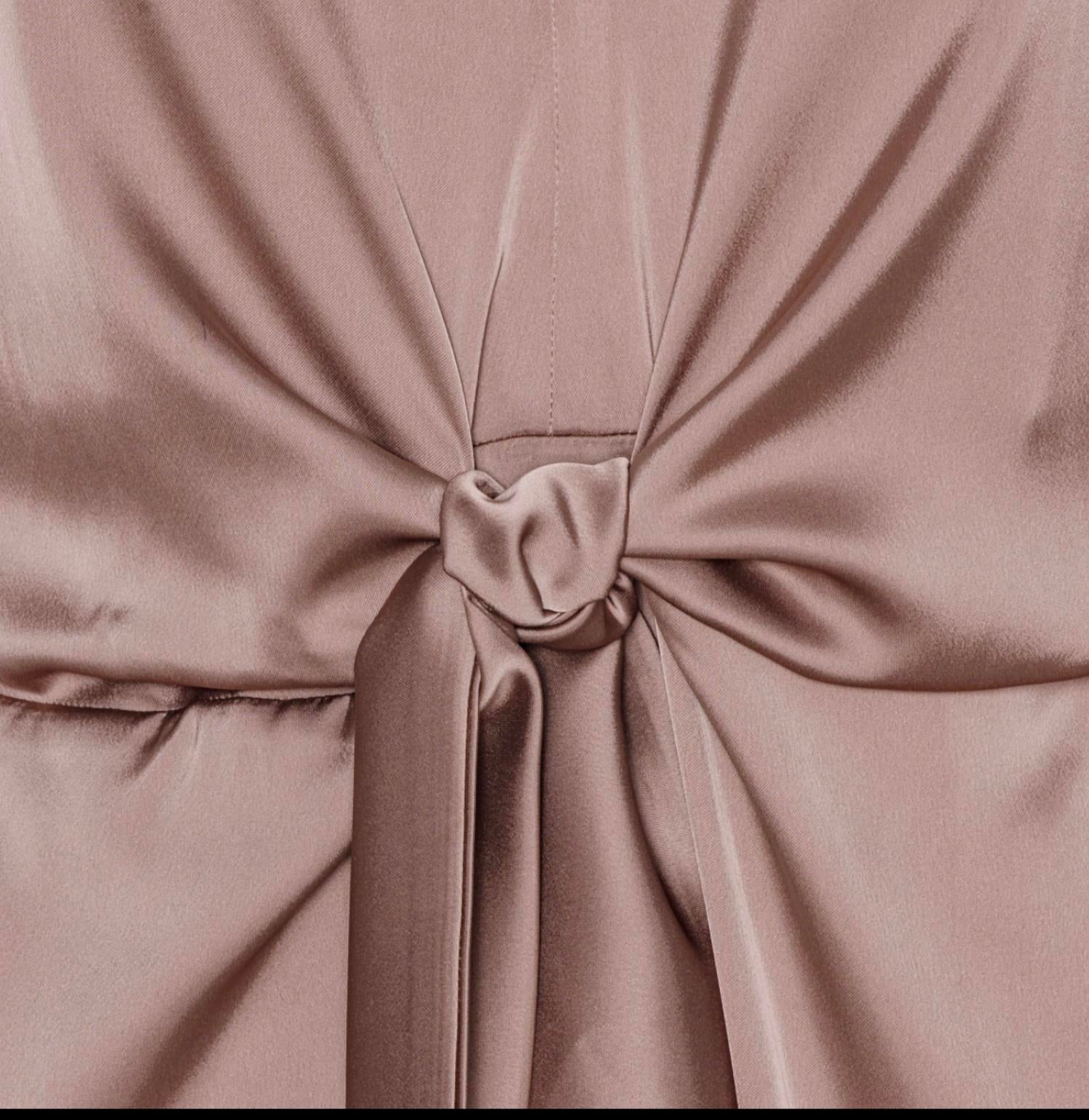 Karmamia Women's Blair Dress in semi rich tan - women's dress - detail view