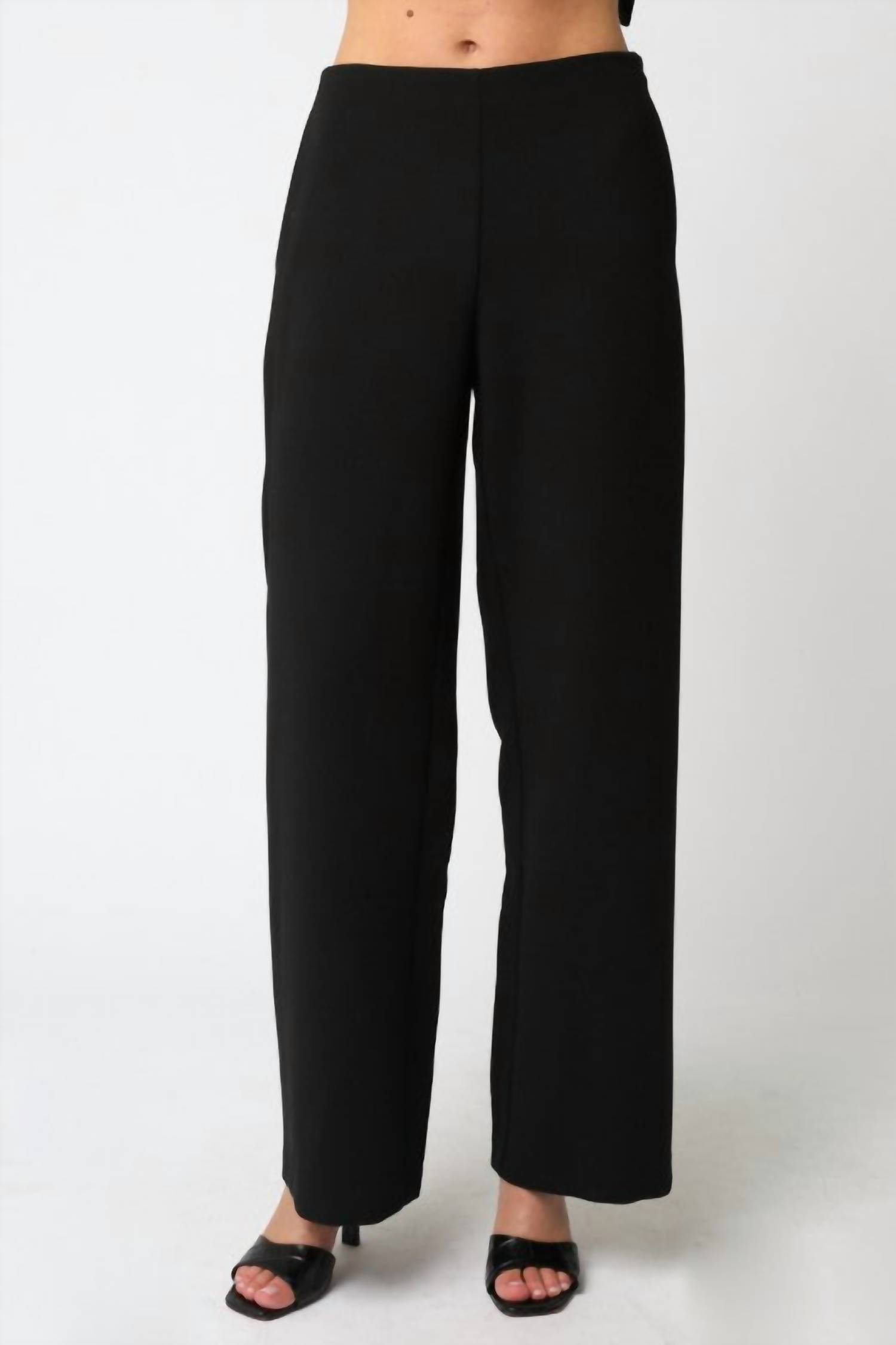 Olivaceous - Emelia Straight Leg Pants
