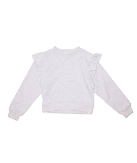 Flowers By Zoe - Girls Maple Ruffle Sweatshirt