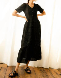 Guadalupe Design Women's Julieta Dress in black - women's dress