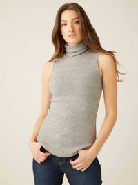 Fifteen Twenty - Sleeveless Turtleneck Top