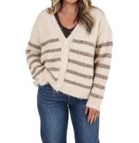 Dreamers - Timely Matter Super Soft Stripe Cardigan