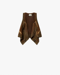 Isabel Marant - The Kelby Studded Patch Work Vest