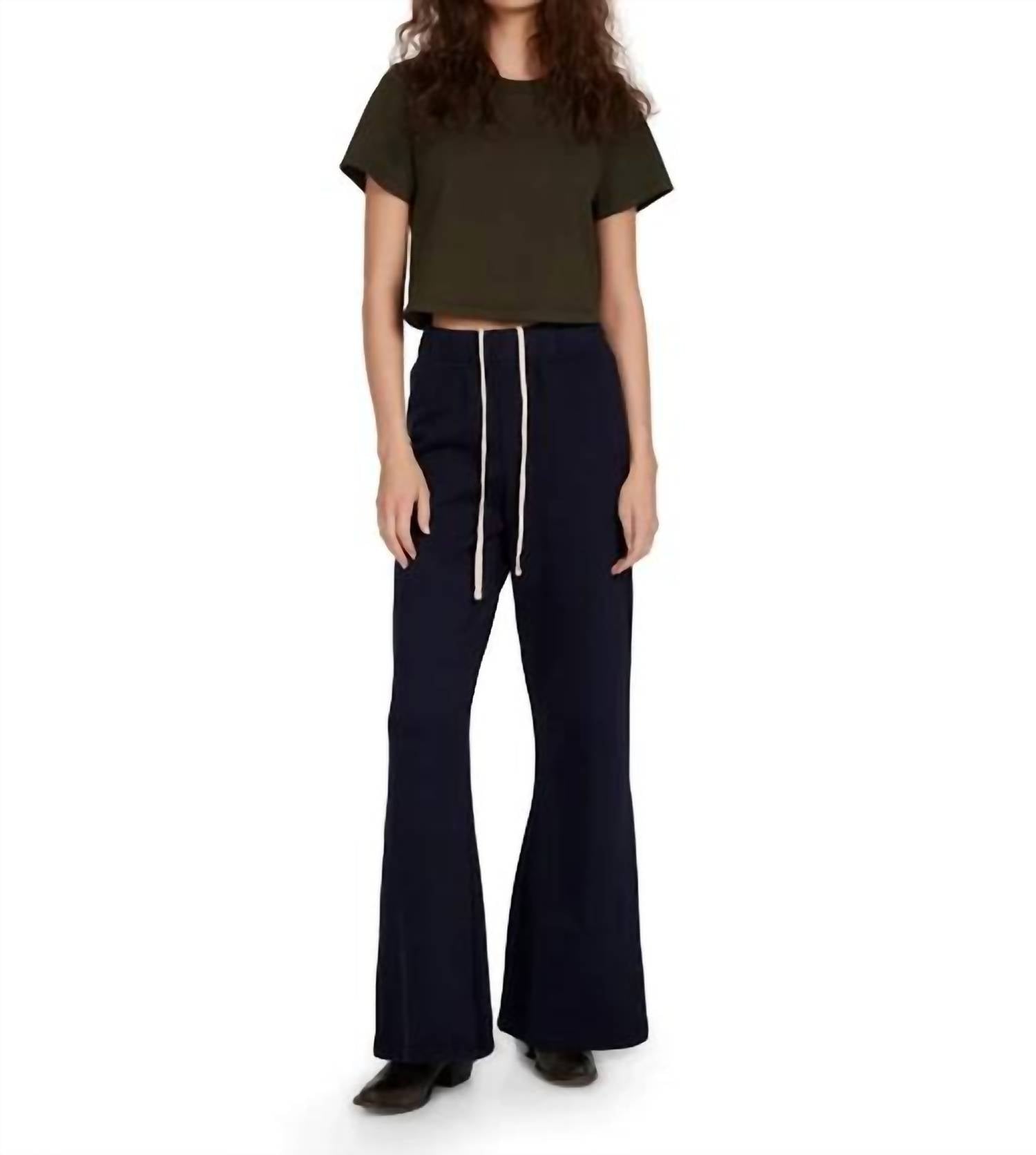 Les Tien - Daria Crop Jersey Tee