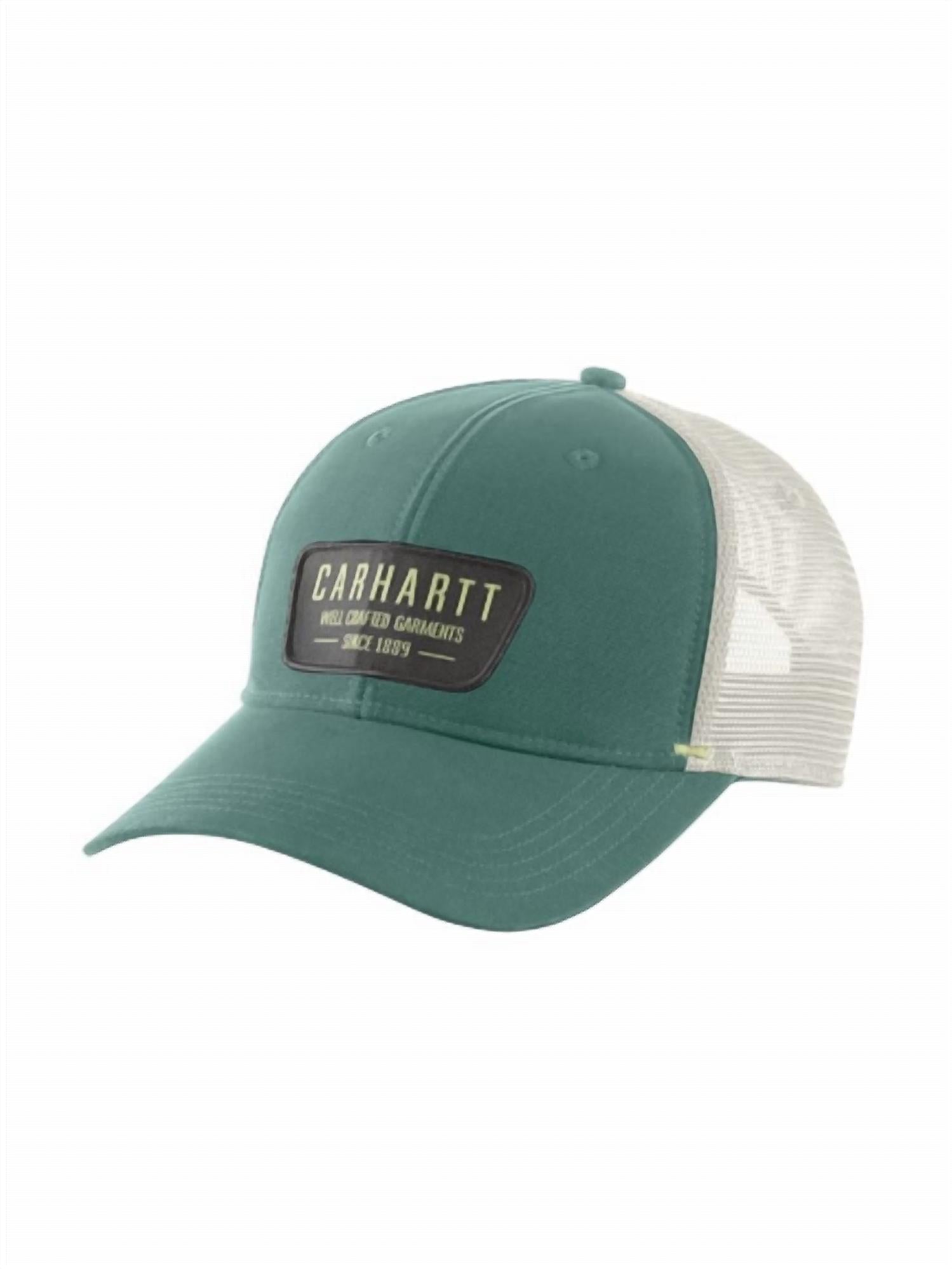 Carhartt - Men's Canvas Mesh-back Crafted Patch Cap