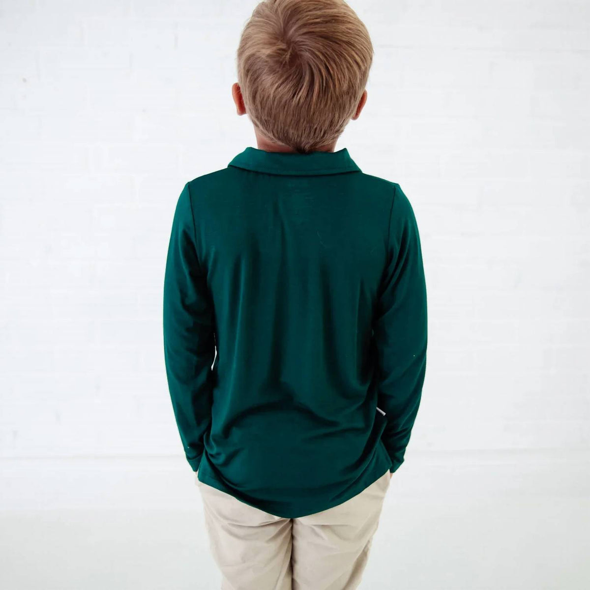 Dreamiere - Long Sleeve Bamboo Polo Shirt Set