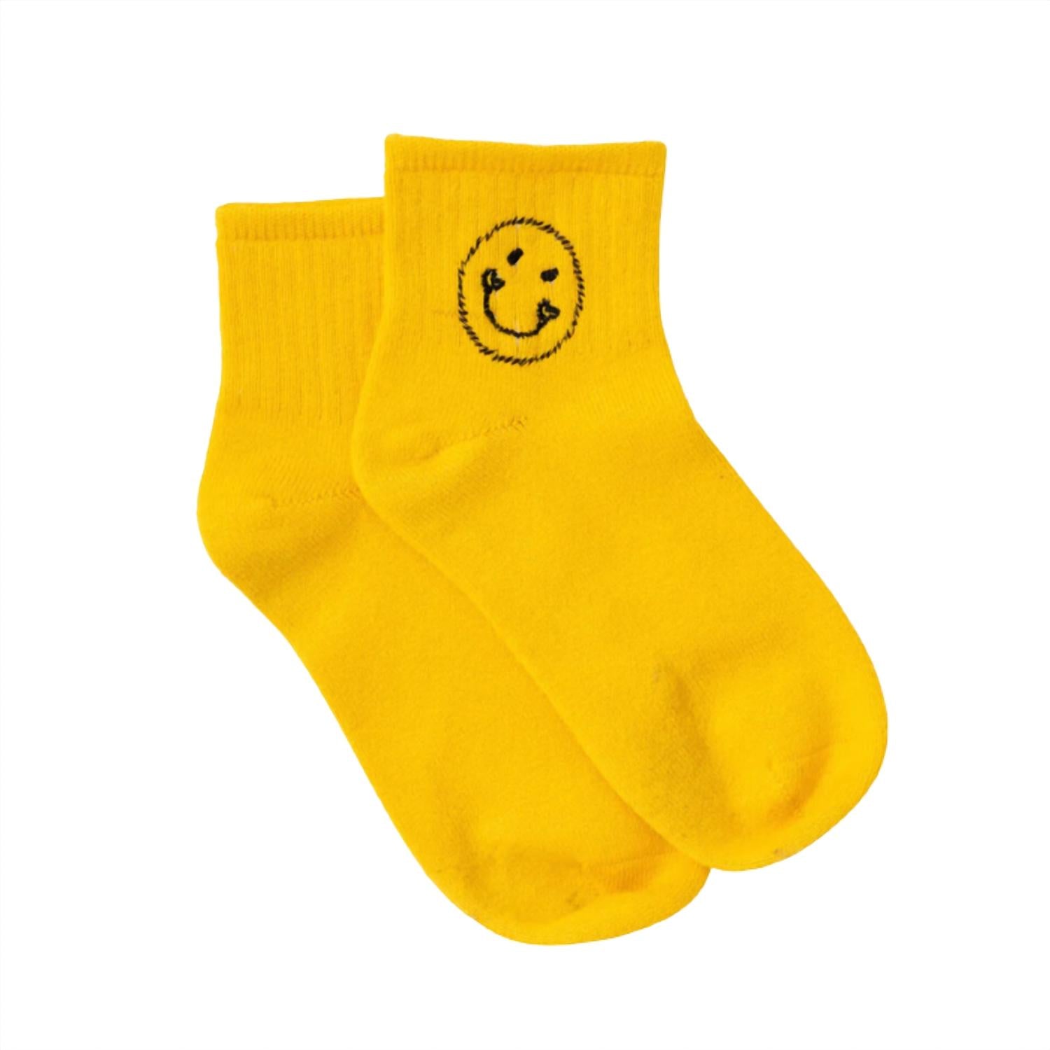 Kerri Rosenthal - Women's Good Morning Smiley Ankle Socks