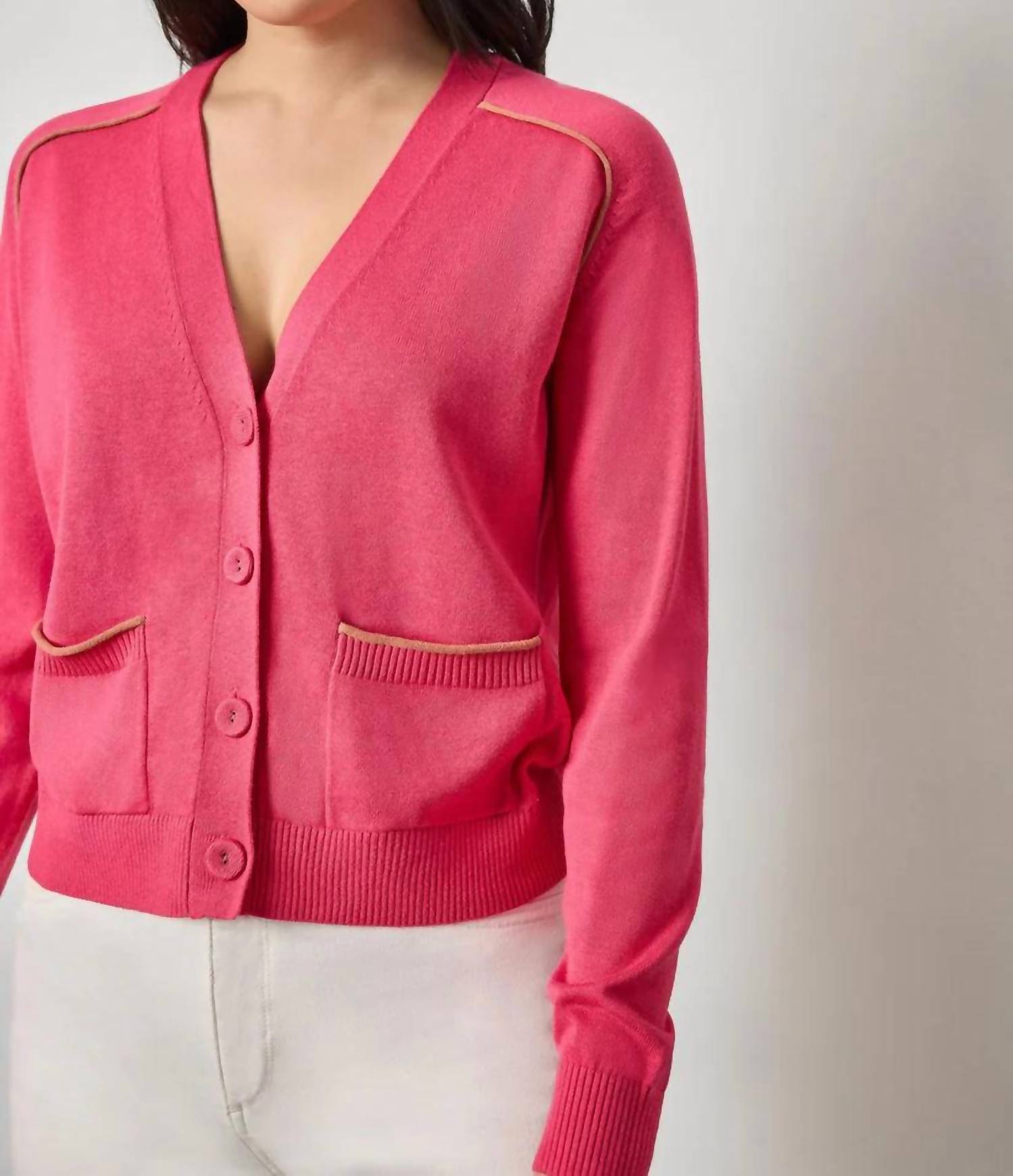 Lilla P - Saddle Sleeve Cardigan