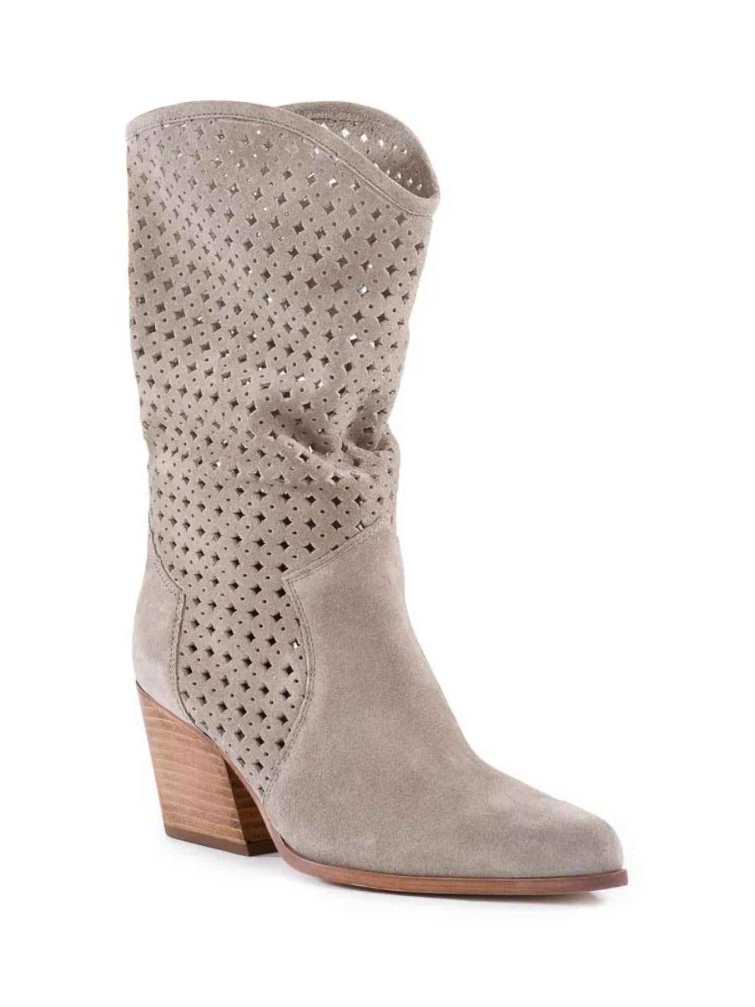 Seychelles Women's Diva Suede Boot in sand - women's shoe