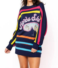 Queen Of Sparkles - Apres Ski Stripe Sweater