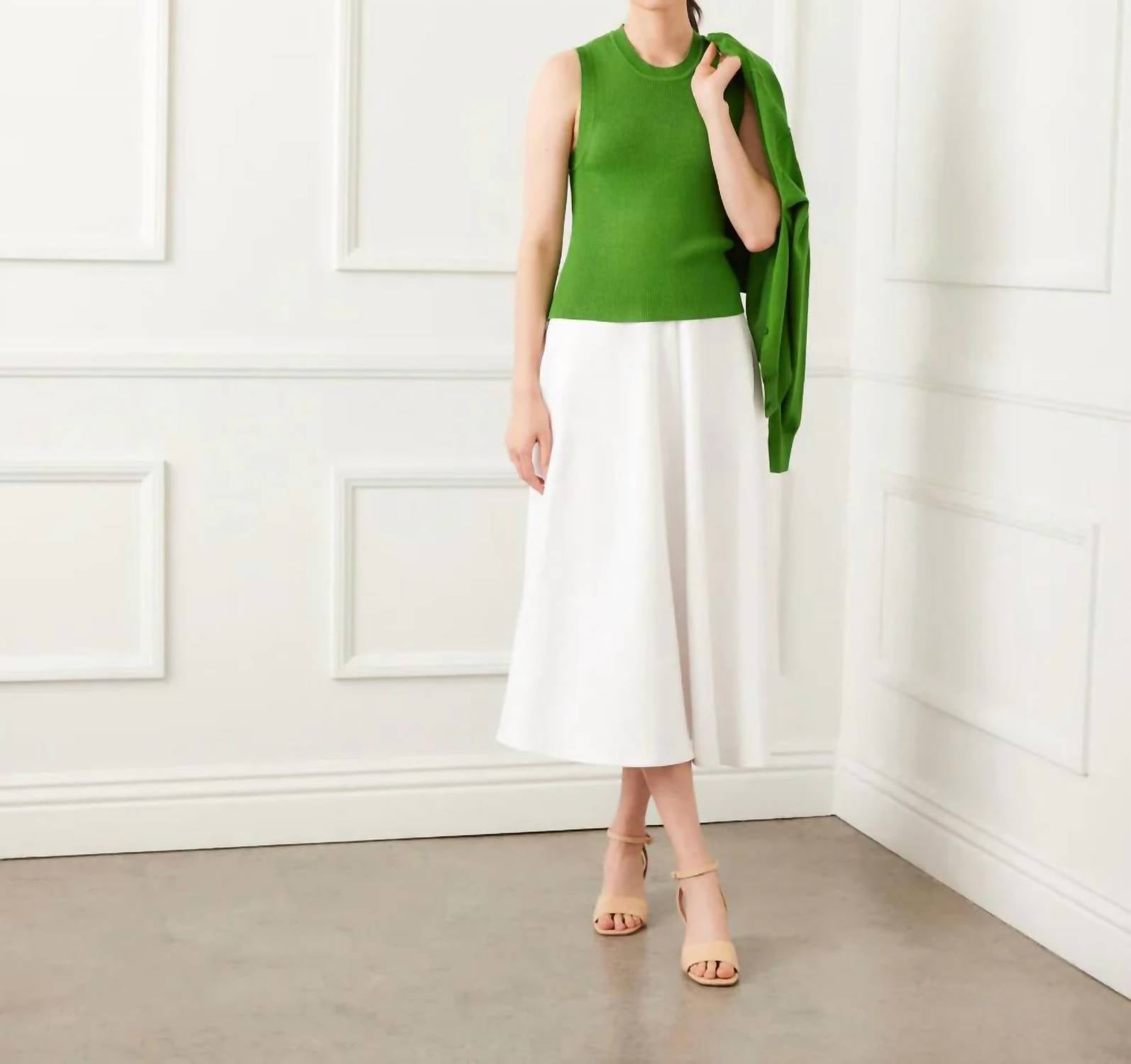 Karen Kane - Skylee Sleeveless Ribbed Sweater Tank Top