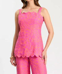Tyler Boe - Vanessa Scalloped Top