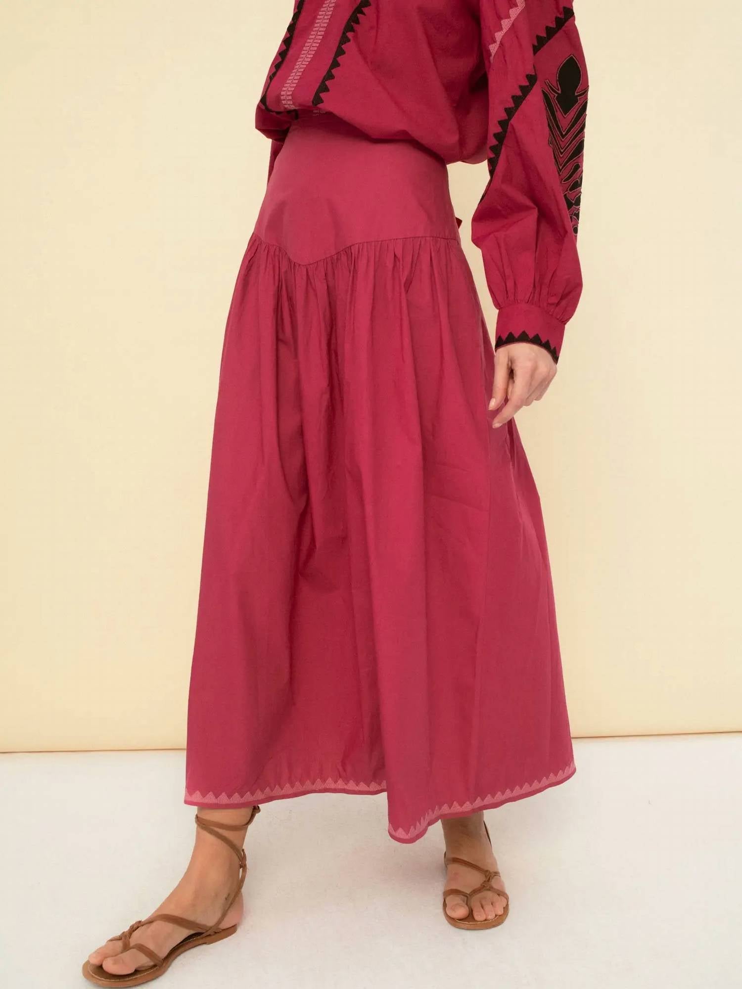 Sonmer - A-line Flared Skirt