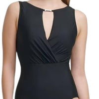 Calvin Klein - High-neck Tummy Control One-piece Swimsuit