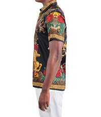 Barabas - Wildflower Wrangler Rhinestone Short Sleeve Shirt