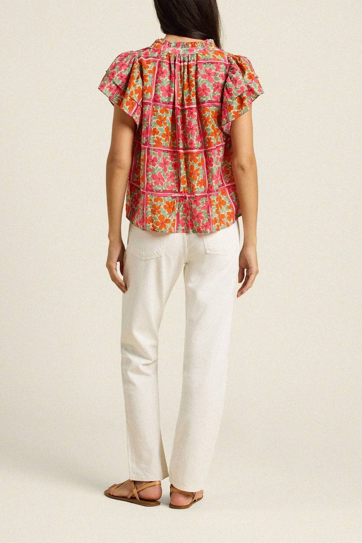 Trovata - Violette Slightly Oversized Button-front Blouse