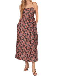 Before You - Floral Jacquard Maxi Dress