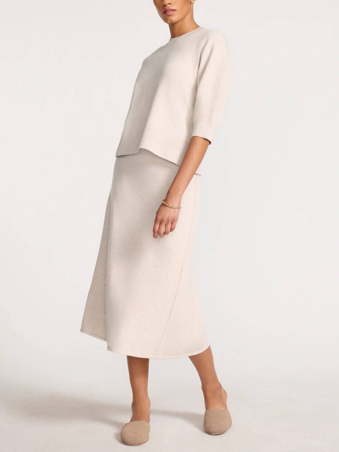 Brochu Walker - Bay Sculpted Knit Midi Skirt