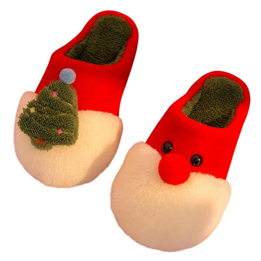 Katydid - Women Rocking Around the Christmas Tree Fuzzy Slippers