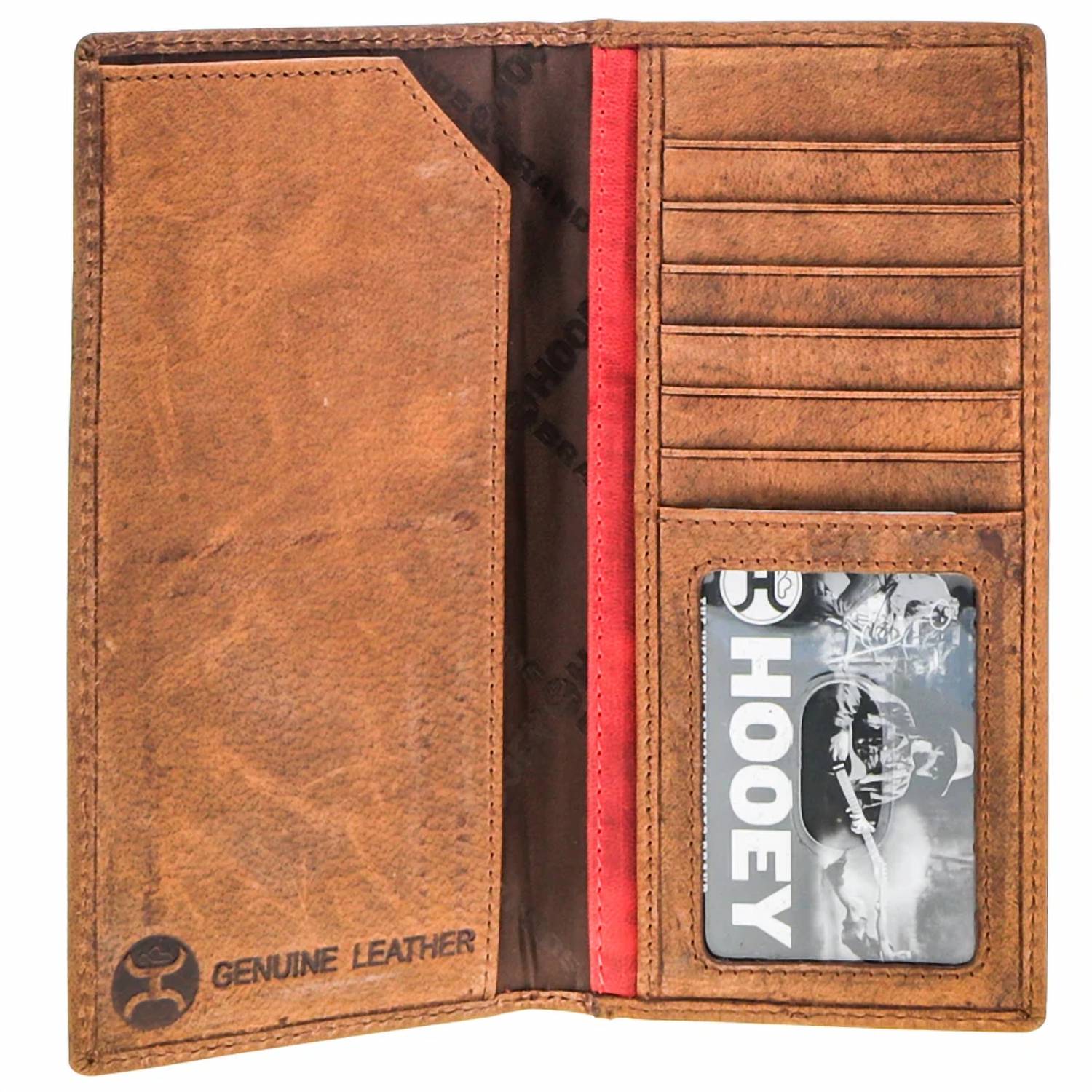 Hooey - Men's Logo Andboot Stitch Filigree Embroidered Rodeo Wallet