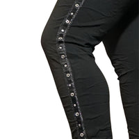 Made In Italy - Studs And Diamante Italian Magic Pants