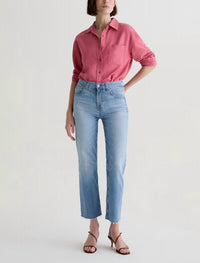 Ag Jeans - Brinley Crop Mid Rise Straight Jeans