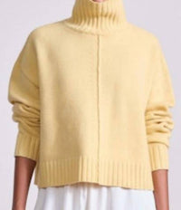 Apiece Apart - Ari Cropped Turtle Neck Top