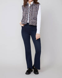 Renuar Lux Denim Flare Jeans in dark indigo - women's jeans