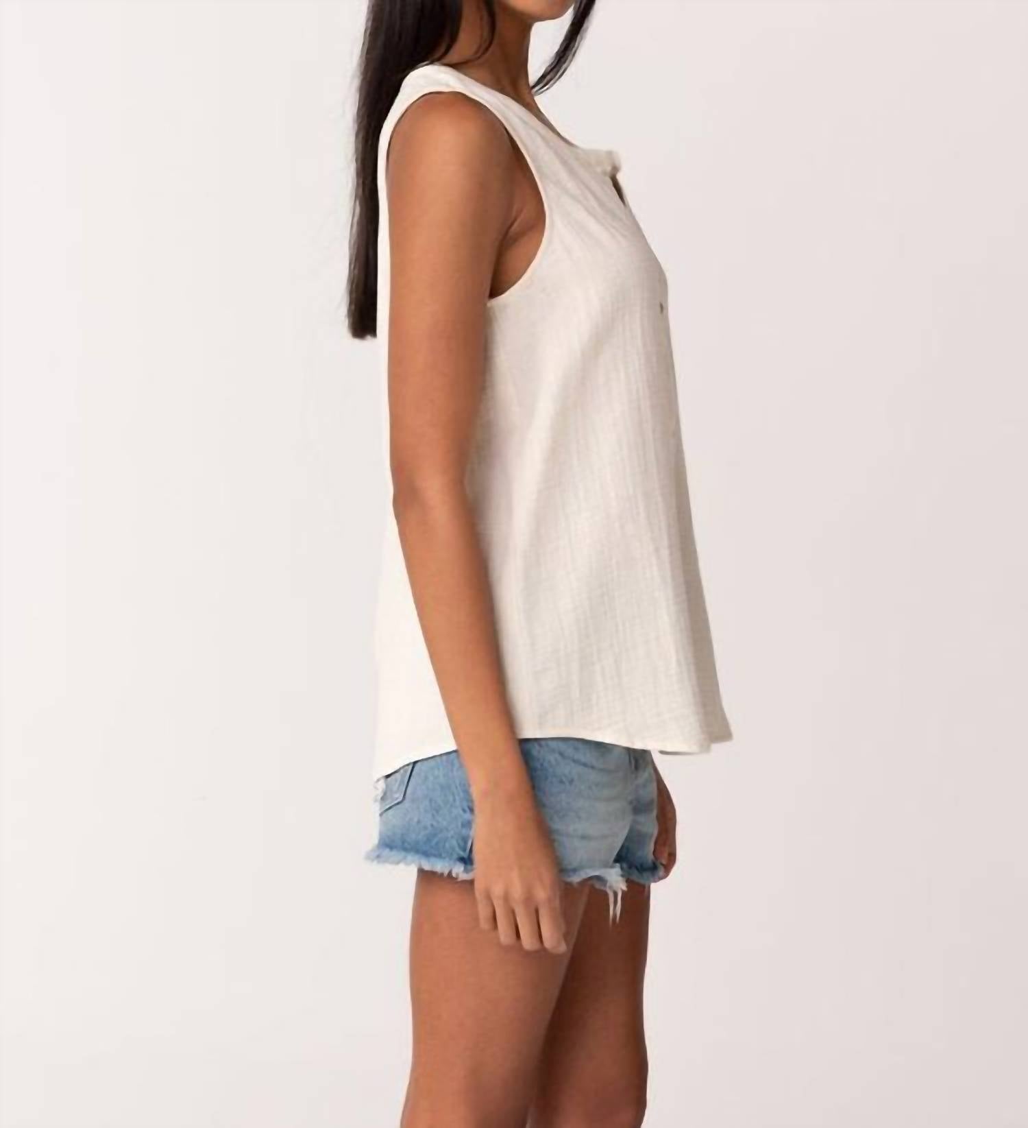 Lovestitch - Lue Henley Tank Top