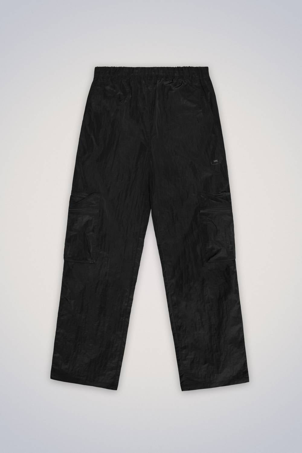 Rains Kano Pants in black - women's pants - detail view