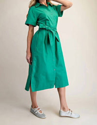 Glam - Timeless Tie-waist Midi Dress