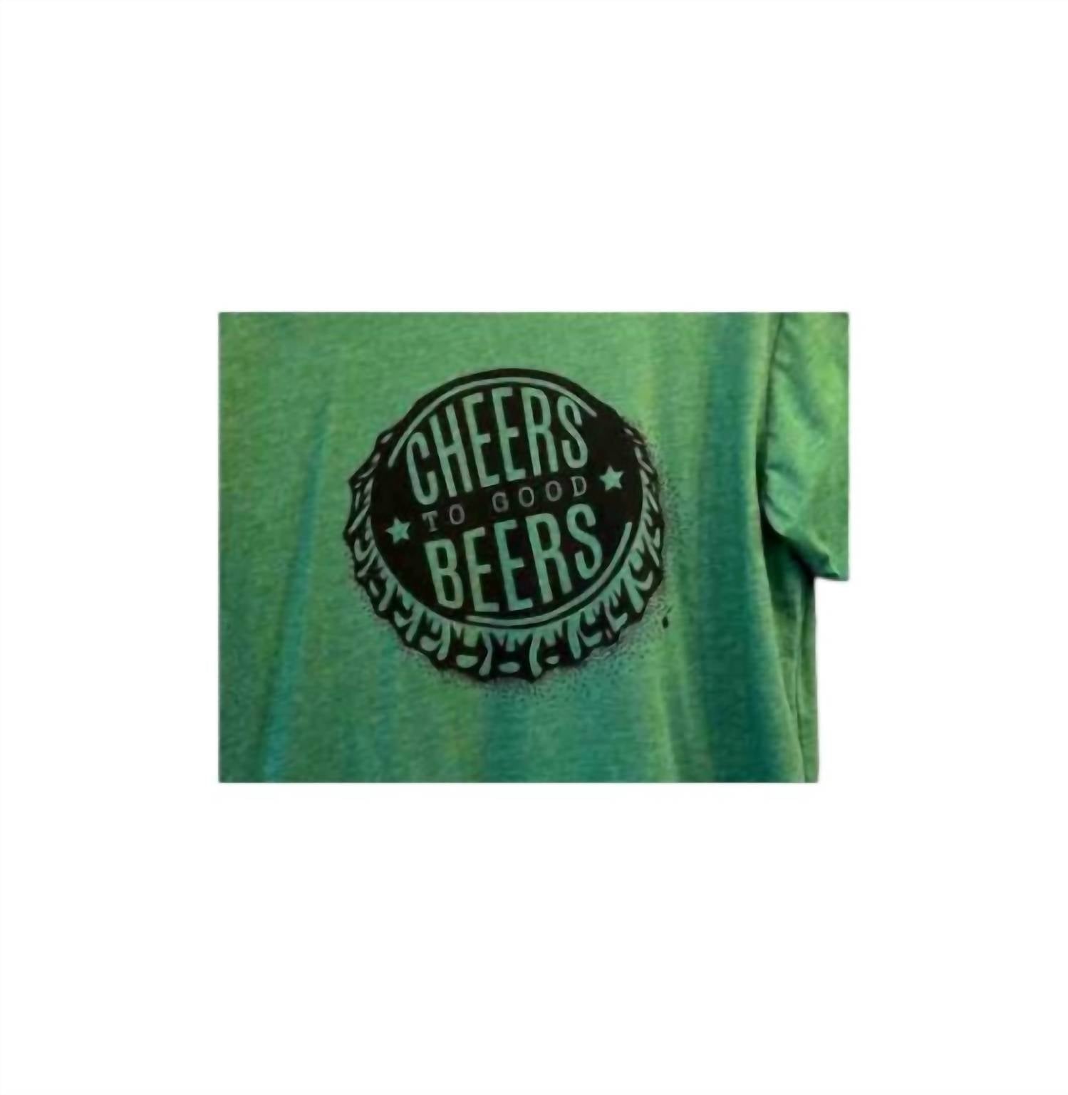 The Minted Olive - Men's Cheers To Good Beers Tee