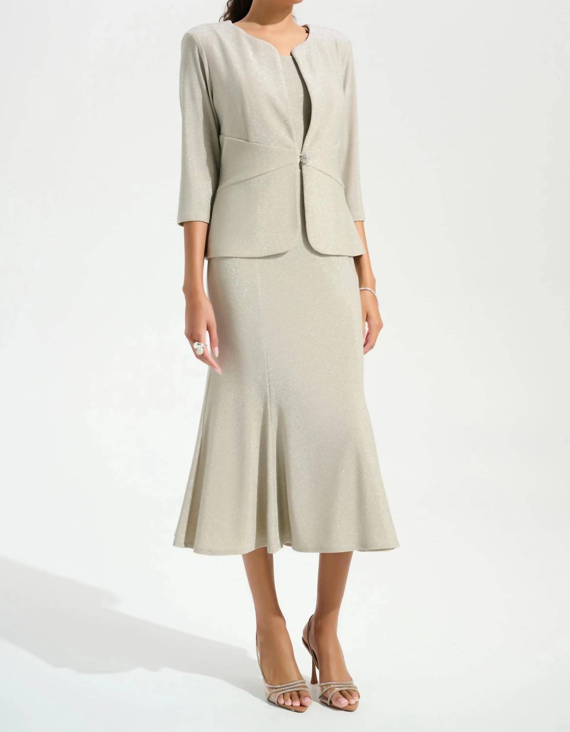 Joseph Ribkoff - Sparkly 3/4 Sleeve Twin Set Jacket
