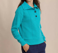 Southern Tide - Tonya Button Mock Pullover