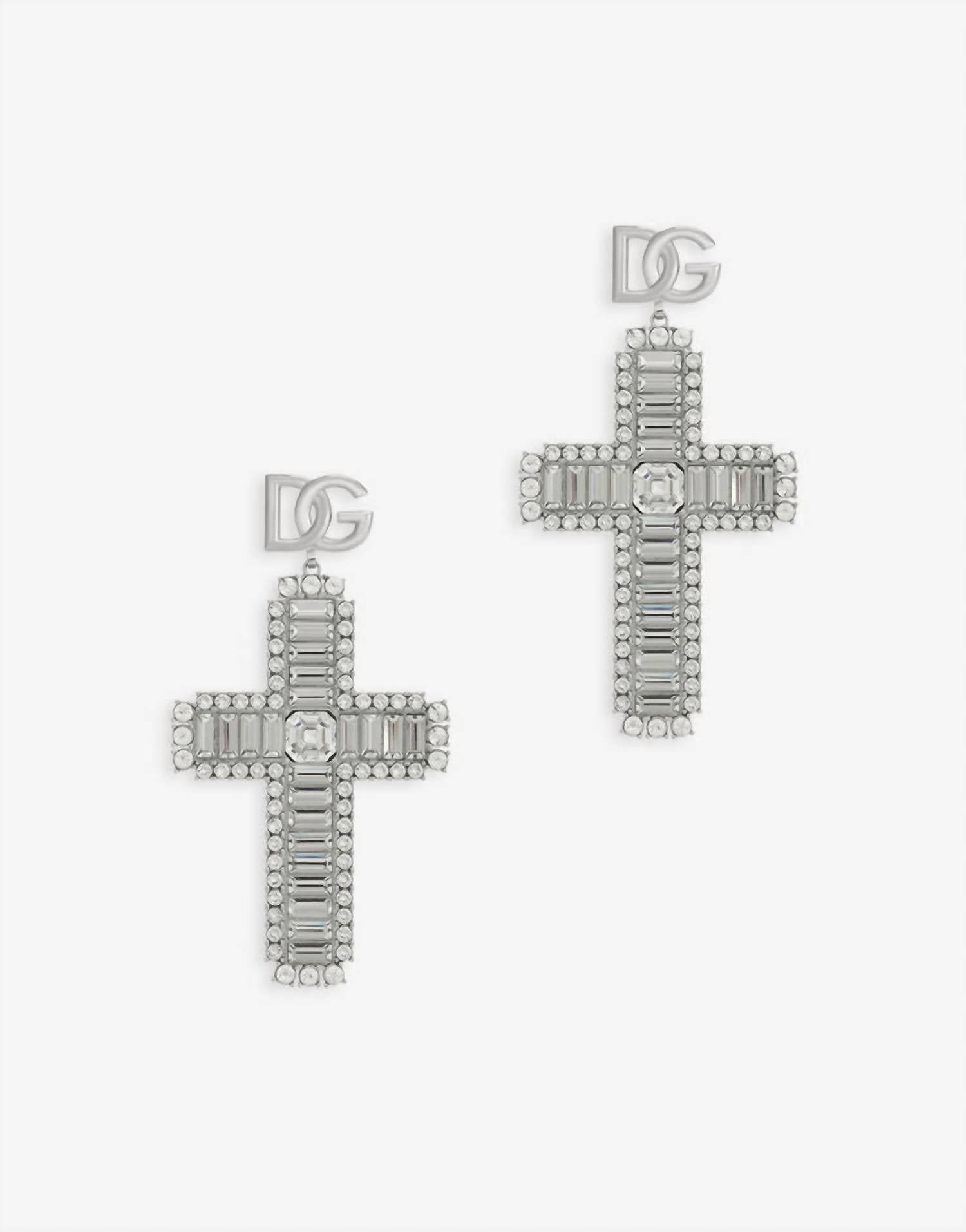 Dolce & Gabbana - Women's Cross Earrings