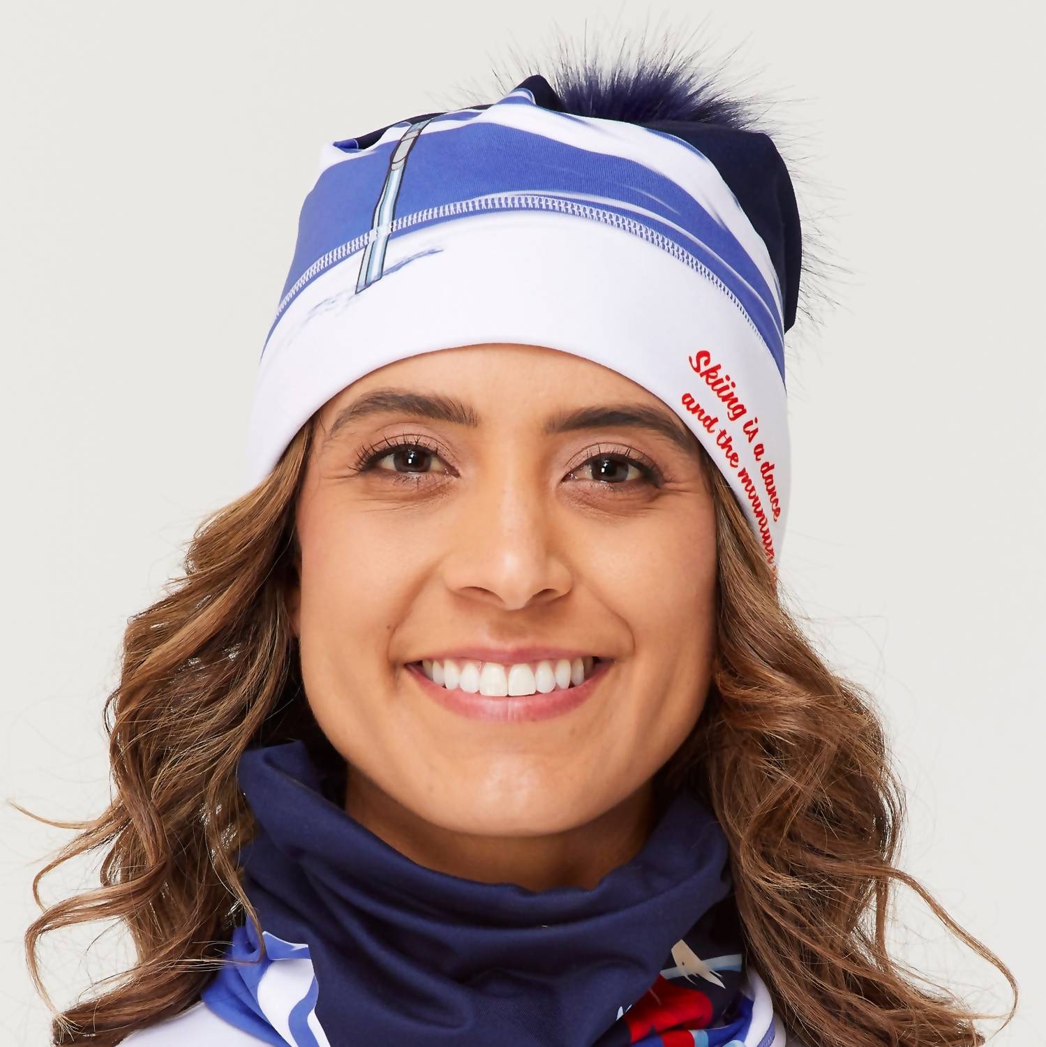 krimson klover Illustrated Beanie in let s dance navy - women's hat