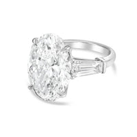 Diana M Jewels - Women's Oval & Baguette Lab-Grown Diamond Ring (2.00 Ct) - Classic