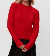 Michael Stars - Pia Cable Knit Sweater